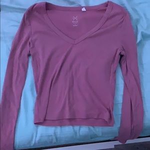 Pacsun Basics Long Sleeve Crop